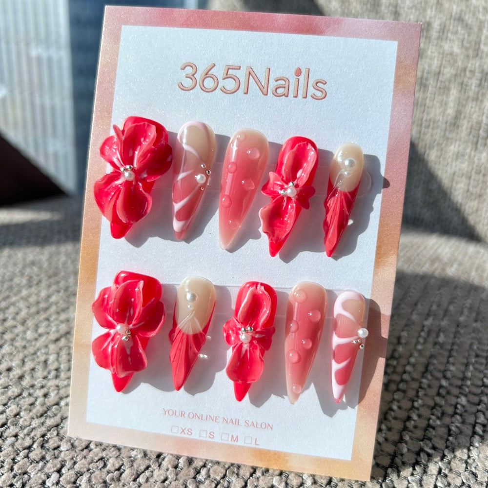 Juicy Watermelon press-on nails