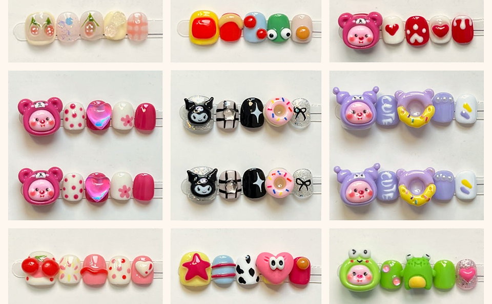 Candy Kids press-on nails