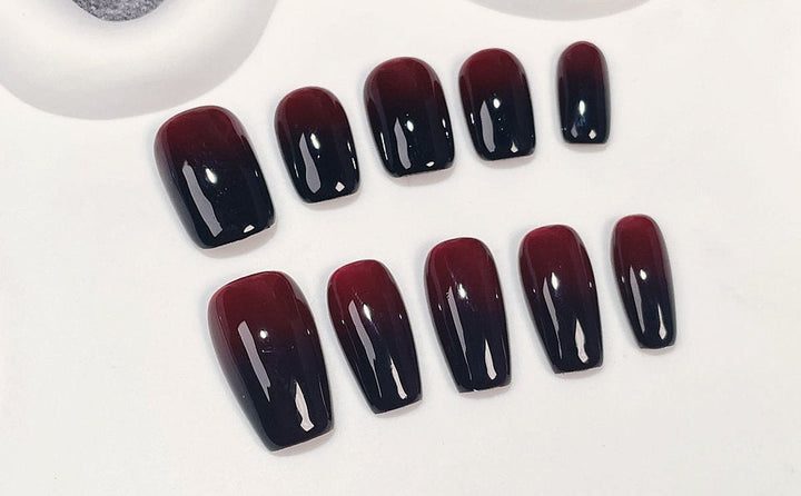 Cherry Dusk press-on nails