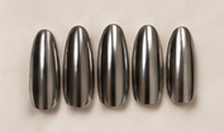 Chrome Dreams press-on nails