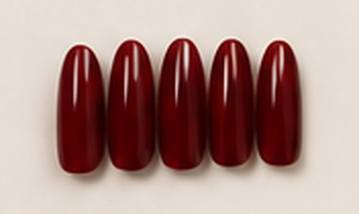 Red Alert press-on nails