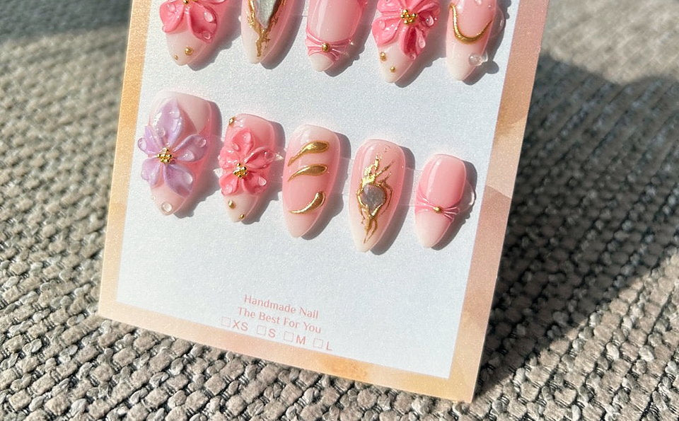Sakura Bloom press-on nails