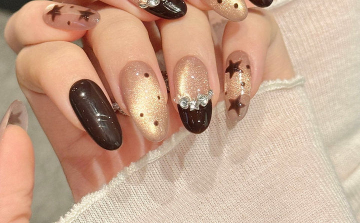 Starry Night press-on nails