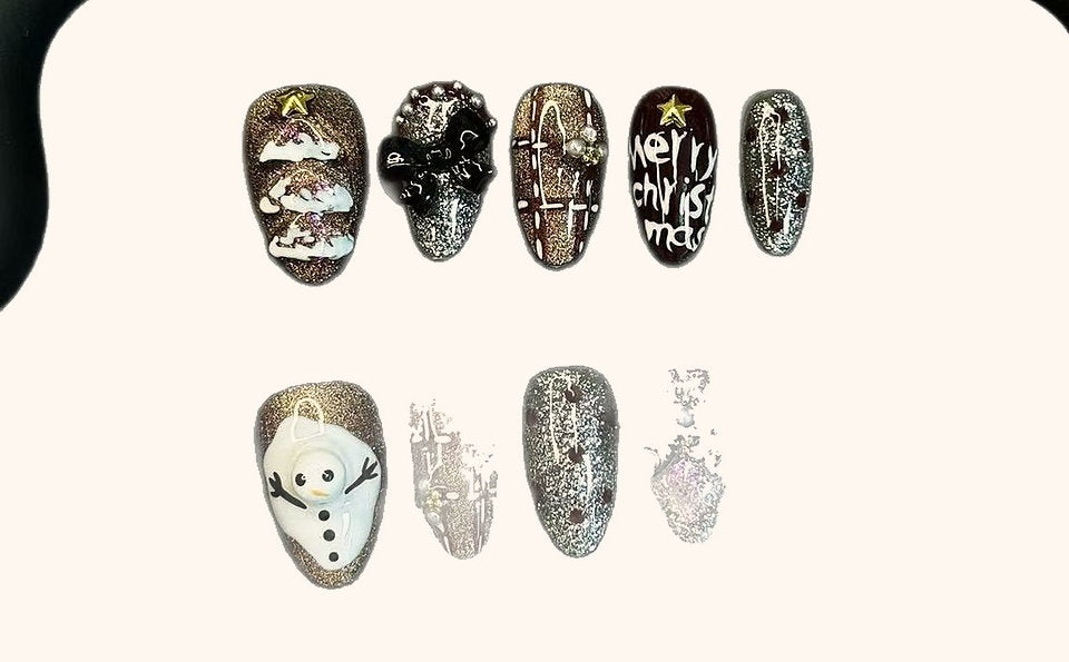 Winter's Enchantment press-on nails