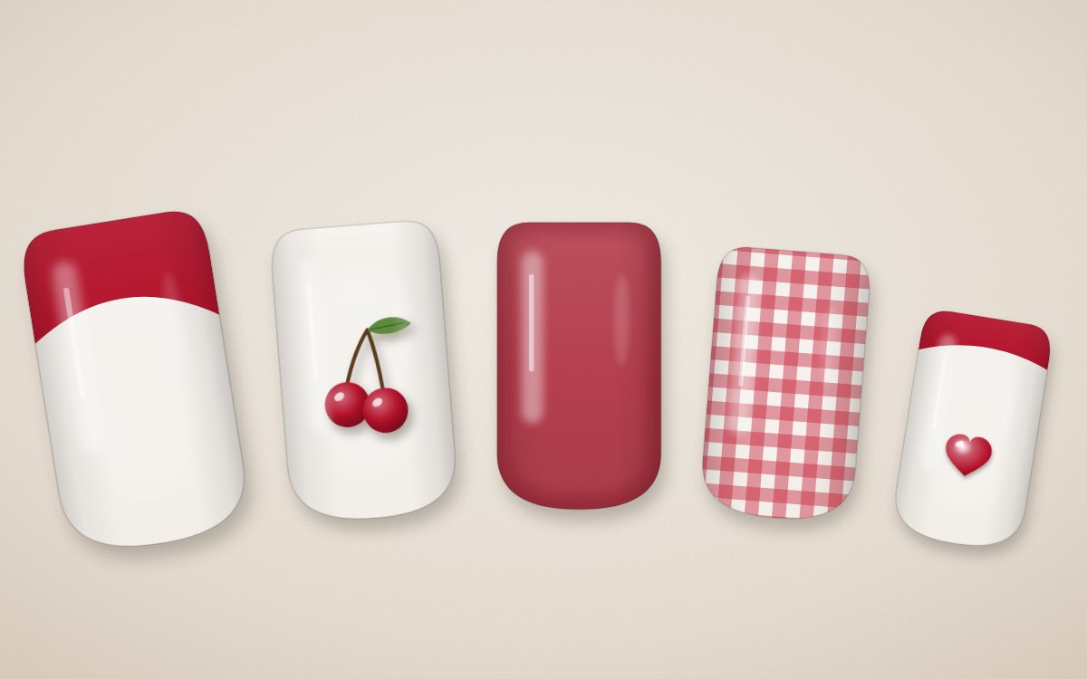 Example custom design: Vacation · Cherry Picnic